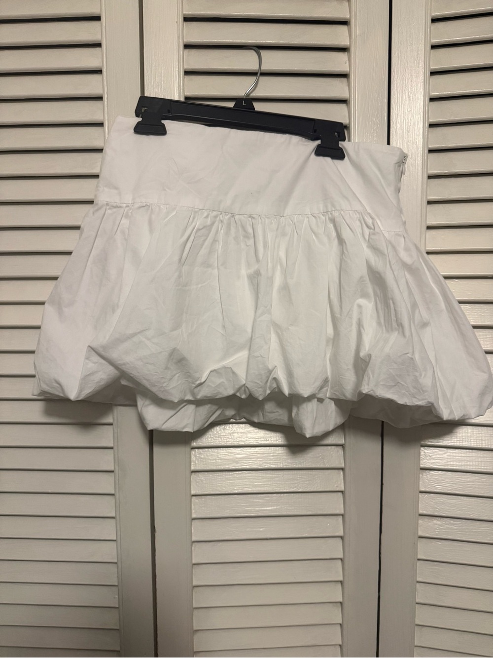 Le Lis White Bubble Skirt - Flirty Mini Skater